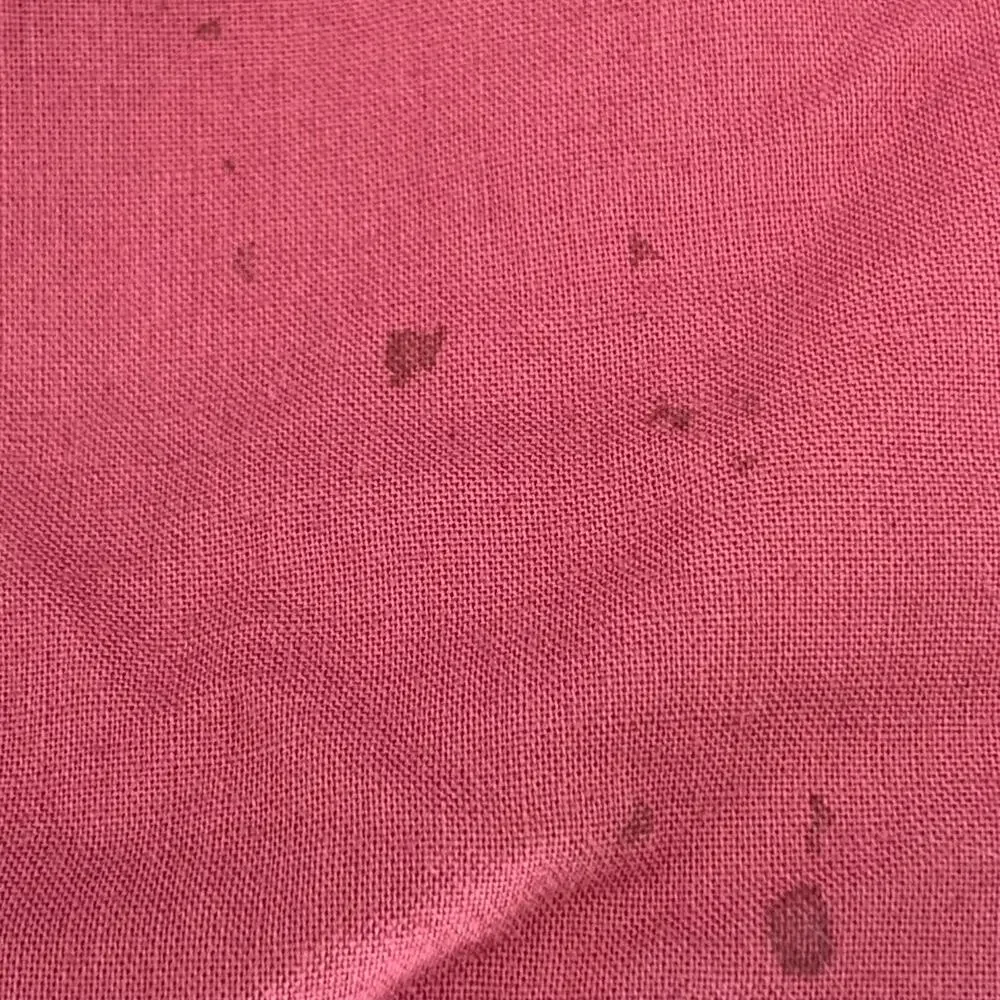 Vintage Star Pink Brown Cutter Quilt Hand Quilted 188